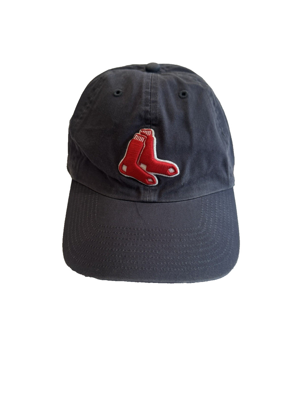 MLB Boston Red Sox Men's Blue Fitted Hat Cap Large Cotton Garment Wash Twins